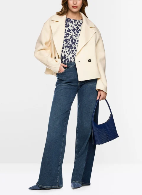 Късо палто от вълна Marc Cain Collections — снимка 6