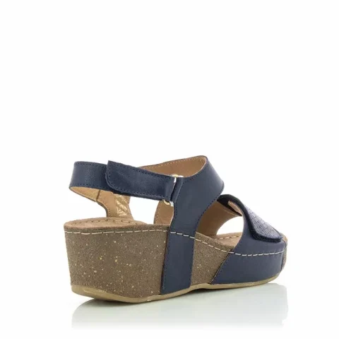 Дамски Сандали На Платформа COCONUT – 184.204 NAVY — снимка 2