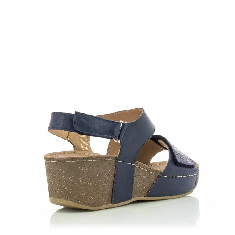 Дамски Сандали На Платформа COCONUT – 184.204 NAVY — снимка 2