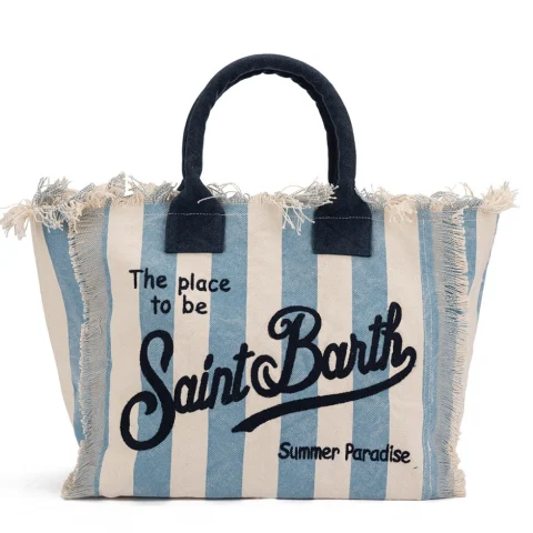 Плажна чанта райе Vanity SAINT BARTH