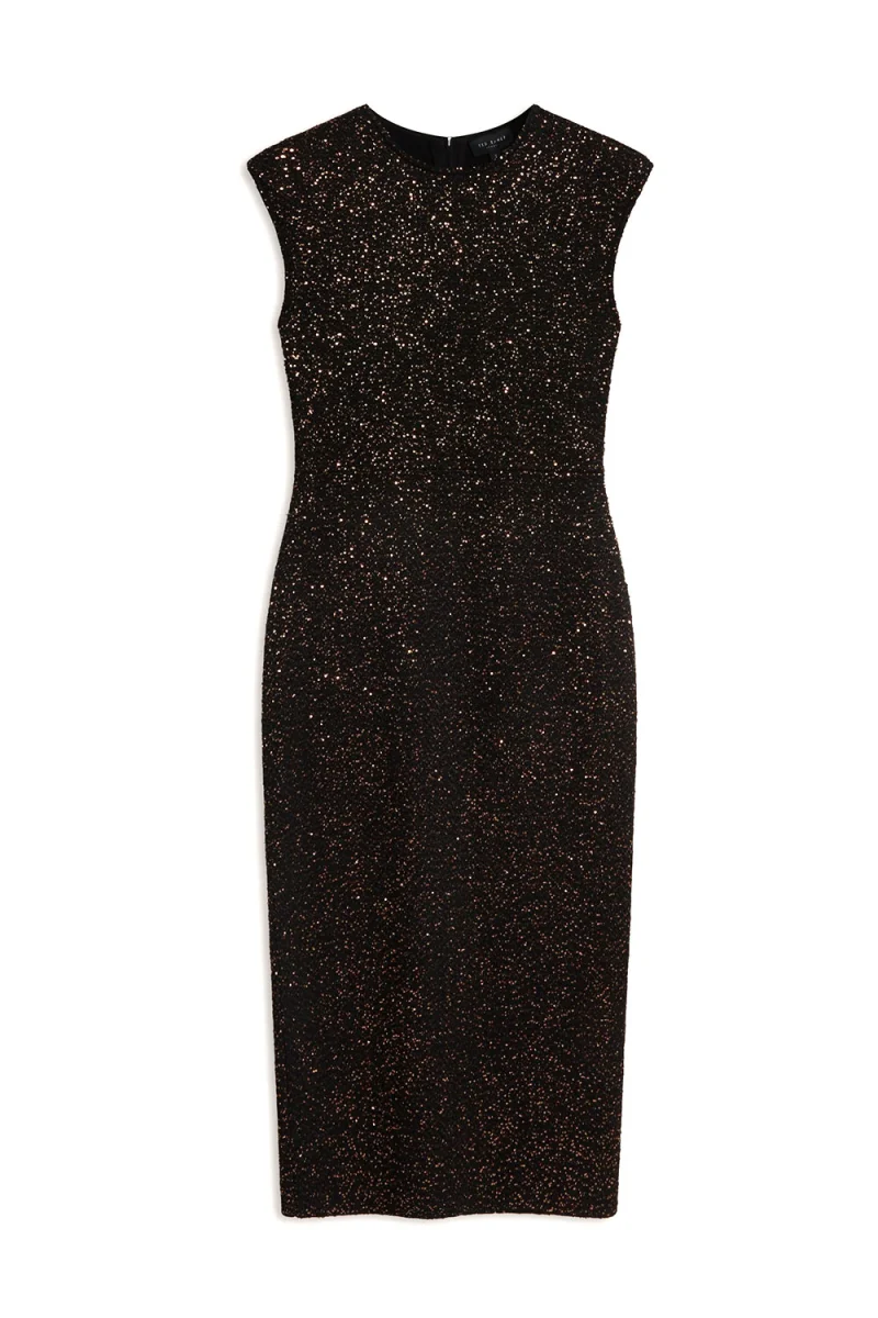 Рокля Mylla Sequin Short Sleeve Bodycon 285643 black
