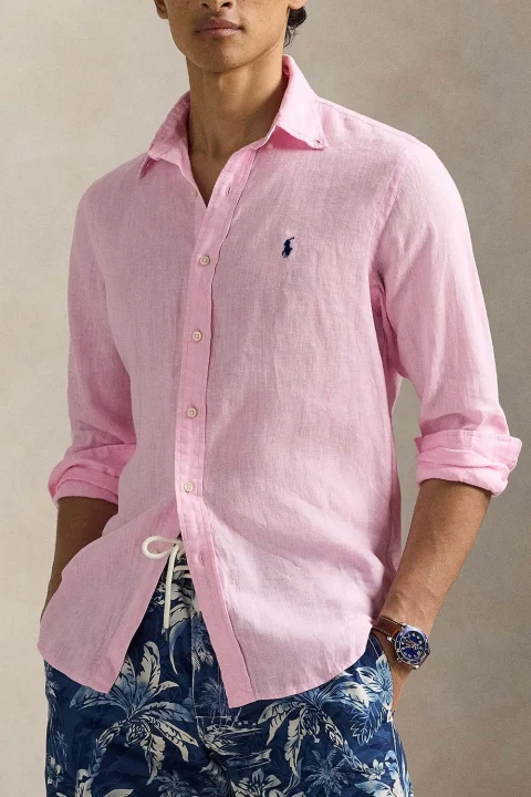 Риза Pd Linen V1-Cubdppcs 710966294009 650 pink — снимка 2