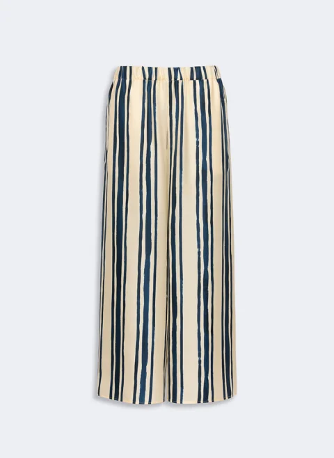 Панталон с раиран десен Weekend Max Mara Wkdtortona — снимка 6