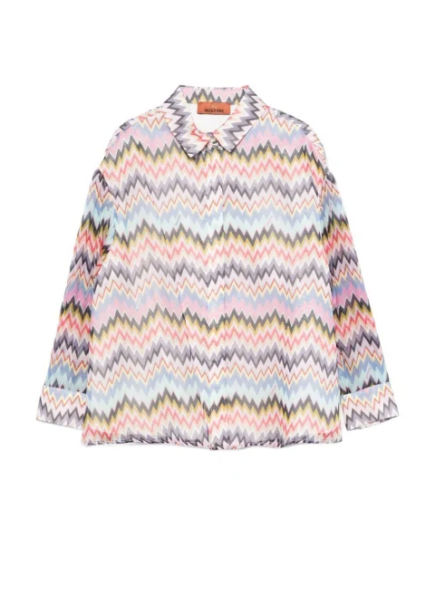 Риза от коприна 'Zig-Zag' Missoni Kids