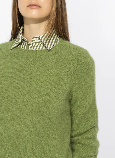 Пуловер от алпака Weekend Max Mara Wkdghiacci — снимка 3