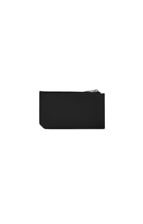 Fragments Zipped Card Case in Grain de Poudre Leather — снимка 2