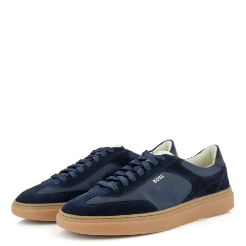 Мъжки Сникърс BOSS – 50567947 KIERAN TENN SDNYN DARK BLUE — снимка 3