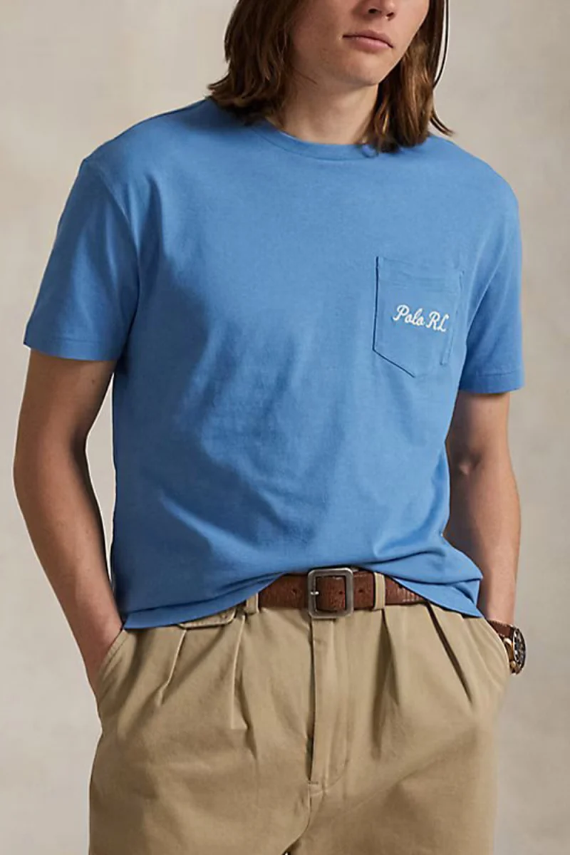 T-Shirt Sscncmslm12-Short Sleeve 710P00084001 400 blue — снимка 2
