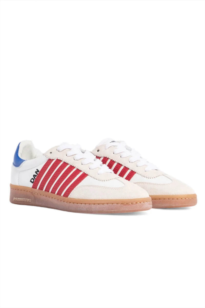 Sneakers SNM047518907438 M2044 bianco+rosso+blu — снимка 2