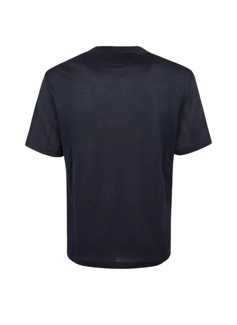 Тишърт с коприна Brunello Cucinelli — снимка 2