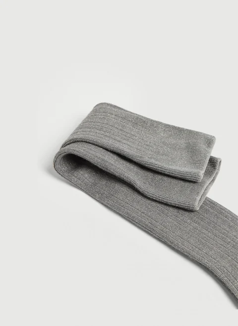 Чорапи от кашмир и коприна Brunello Cucinelli Kids L — снимка 2