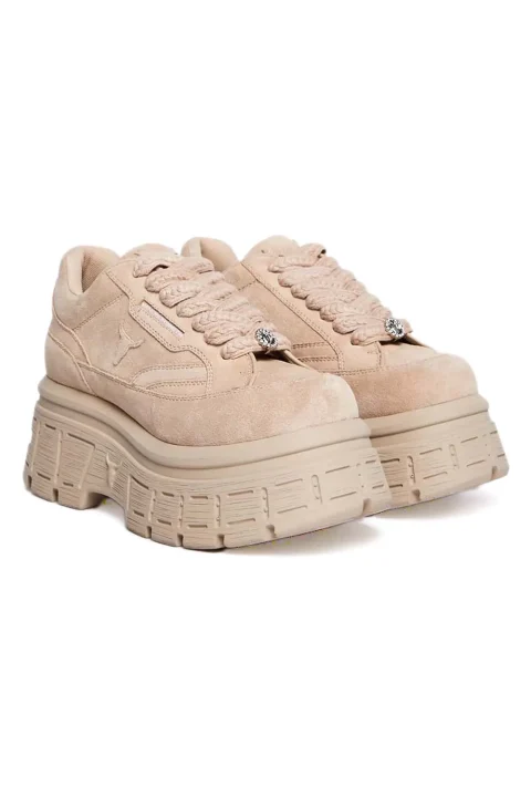 Sneakers Swerve 0112000893 beige — снимка 2