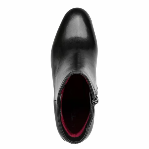 Дамски Боти На Ток TAMARIS – 1-25341-45-003 BLACK LEATHER — снимка 5