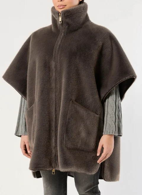 Двулицево яке 'Cape cut' Marina Rinaldi Mrsspuma — снимка 5