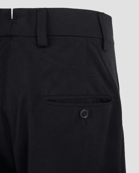 Crinkle-Effect Wide-Leg Trousers — снимка 2