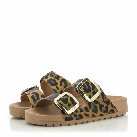 Дамски Равни Чехли PETITE JOLIE – PJ7289 LOVIN’ FLAT HAZELNUT — снимка 3