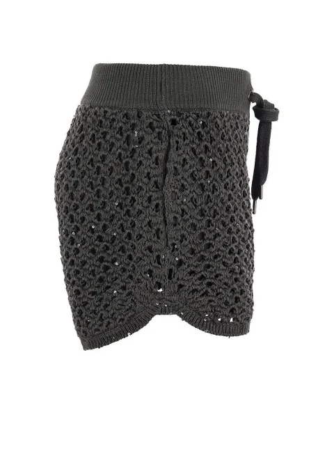 Къс панталон с пайети Brunello Cucinelli — снимка 2