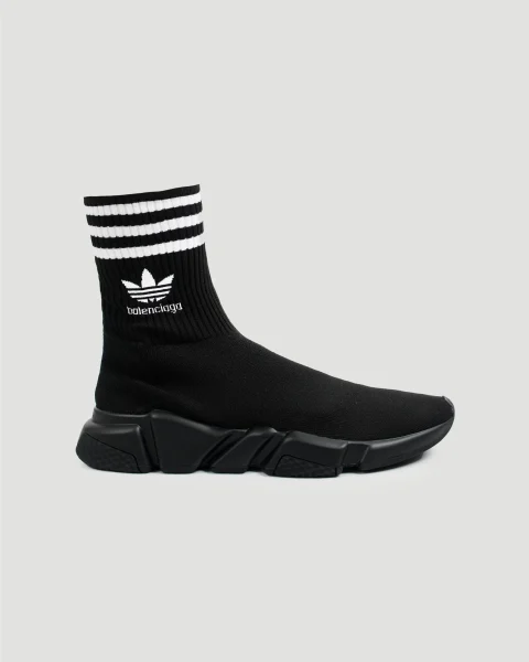Balenciaga x adidas Speed Trainers in Black