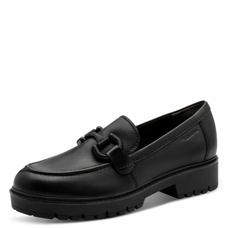 Дамски Лоуфър TAMARIS – 1-24723-43-003 BLACK LEATHER_1 — снимка 3