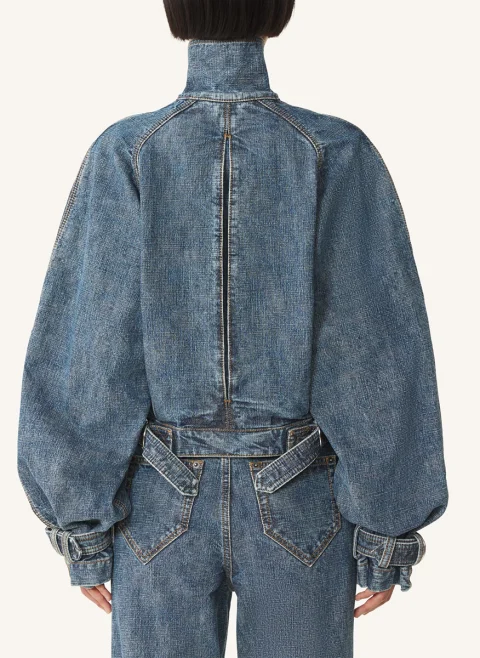 Яке от деним 'Funnel-neck' Lanvin — снимка 3