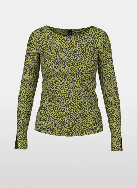 Блуза с 'leopard' принт Marc Cain Collections — снимка 6