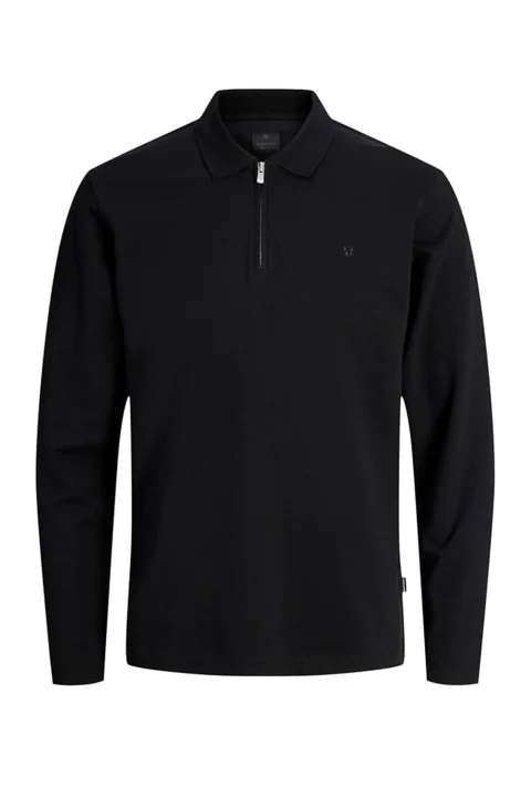 Polo Jprblaethan Zip 12299231 C-N10 black