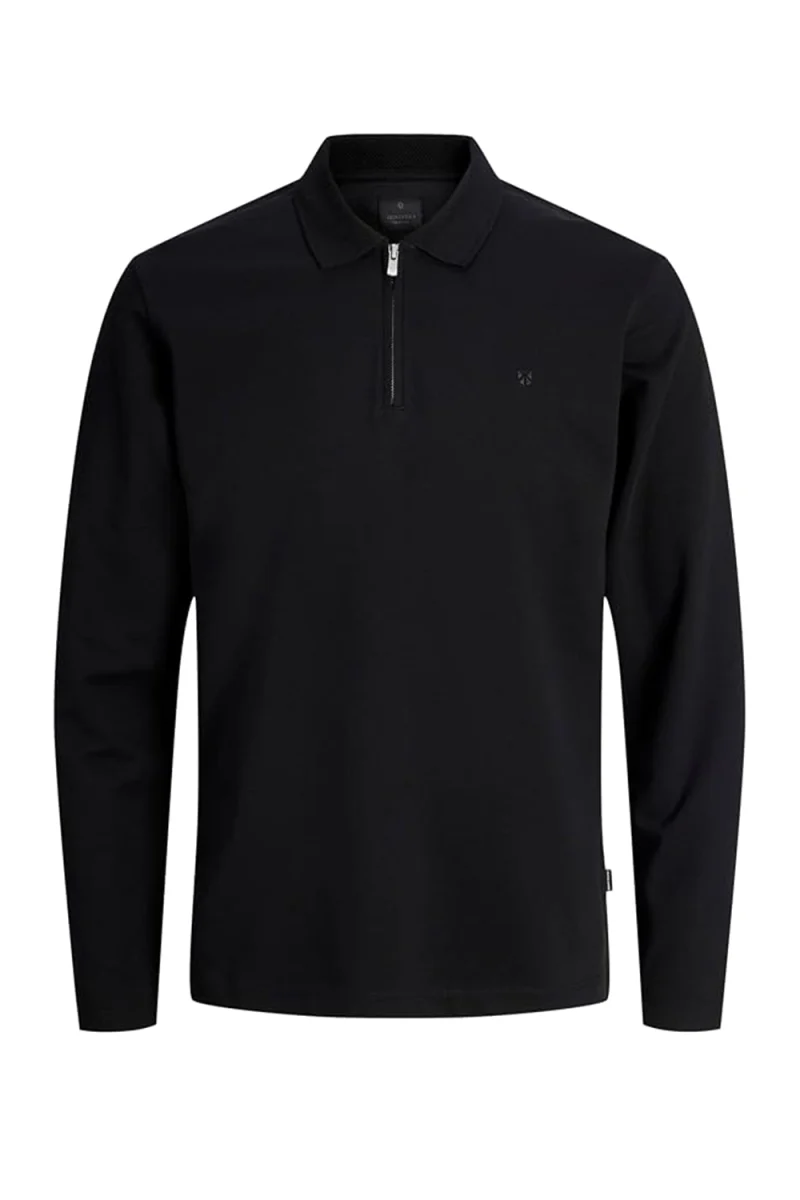Polo Jprblaethan Zip 12299231 C-N10 black
