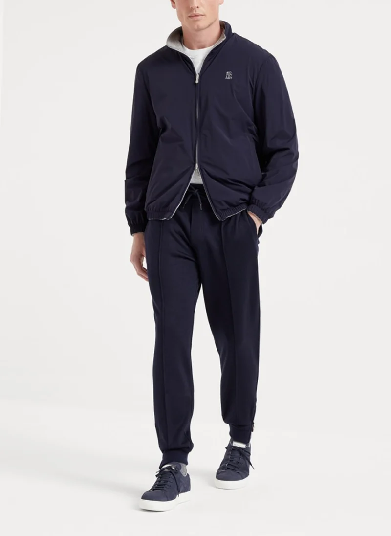 Спортен панталон с коприна Brunello Cucinelli — снимка 4