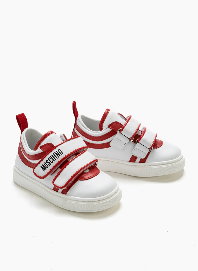 Кецове с контрастни детайли Moschino Kids — снимка 2