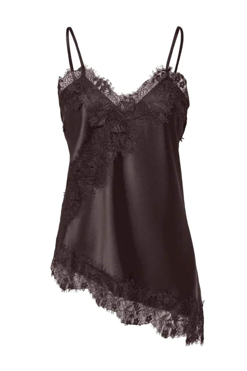 Top Onlindona Strap Satin Lace 15380352 chocolate torte