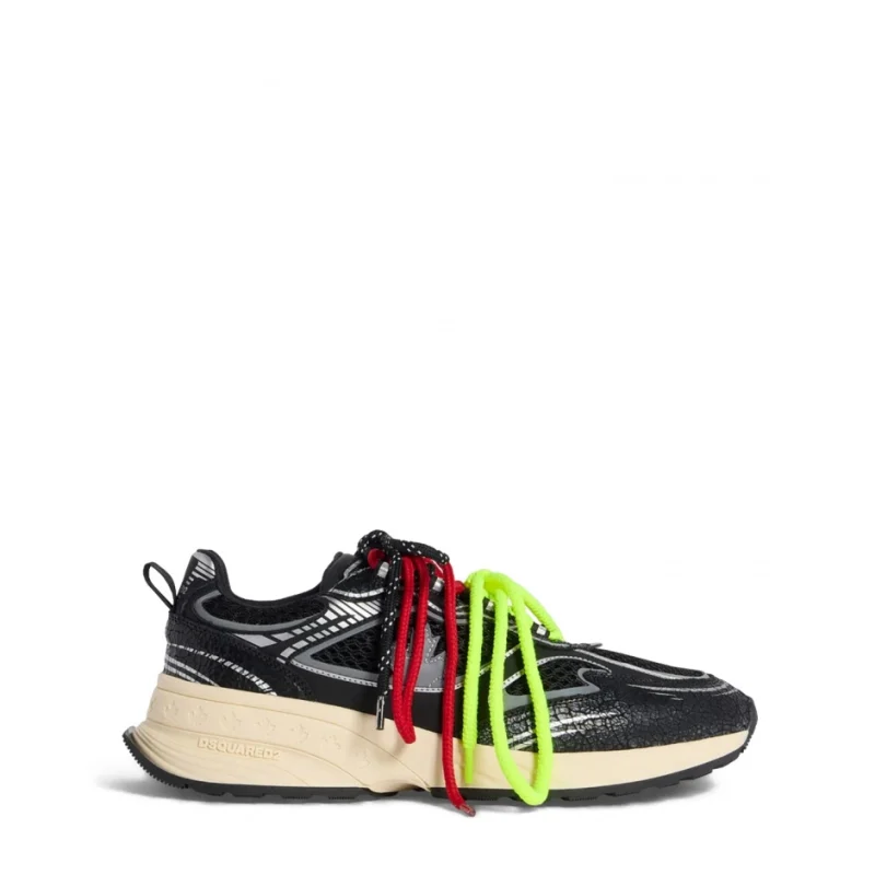 Мъжки черни маратонки Sprinter Dsquared2