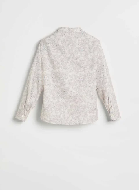 Риза с принт 'Paisley' Brunello Cucinelli Kids 6 — снимка 2
