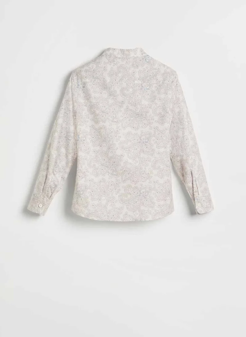 Риза с принт 'Paisley' Brunello Cucinelli Kids 6 — снимка 2