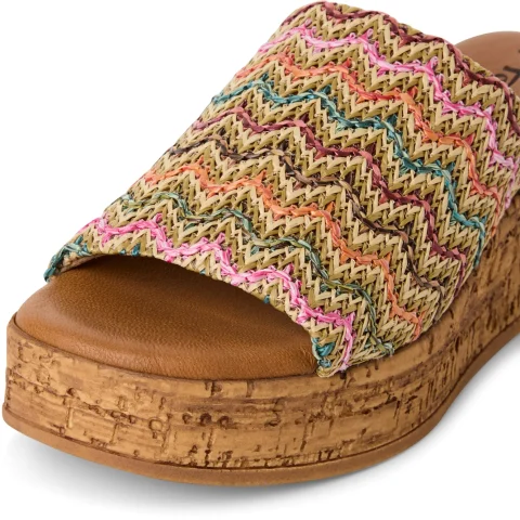 Дамски Чехли На Платформа TAMARIS – 1-27205-44-902 MULTICOLOR — снимка 4