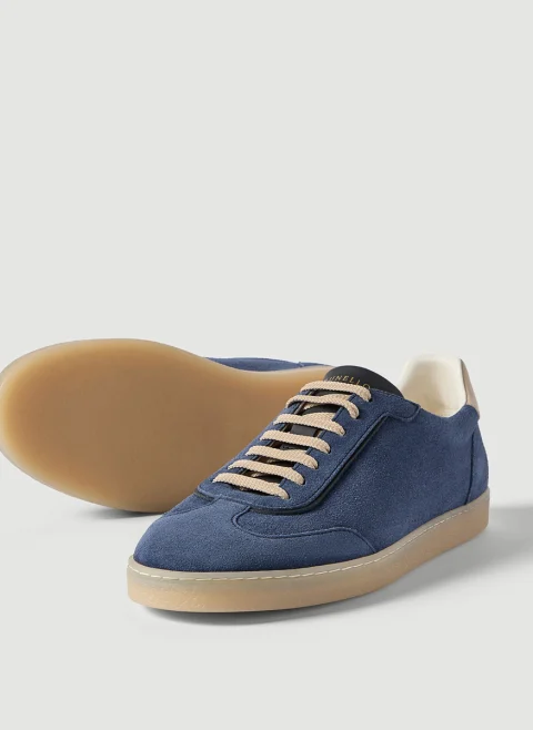 Велурени кецове Brunello Cucinelli — снимка 4