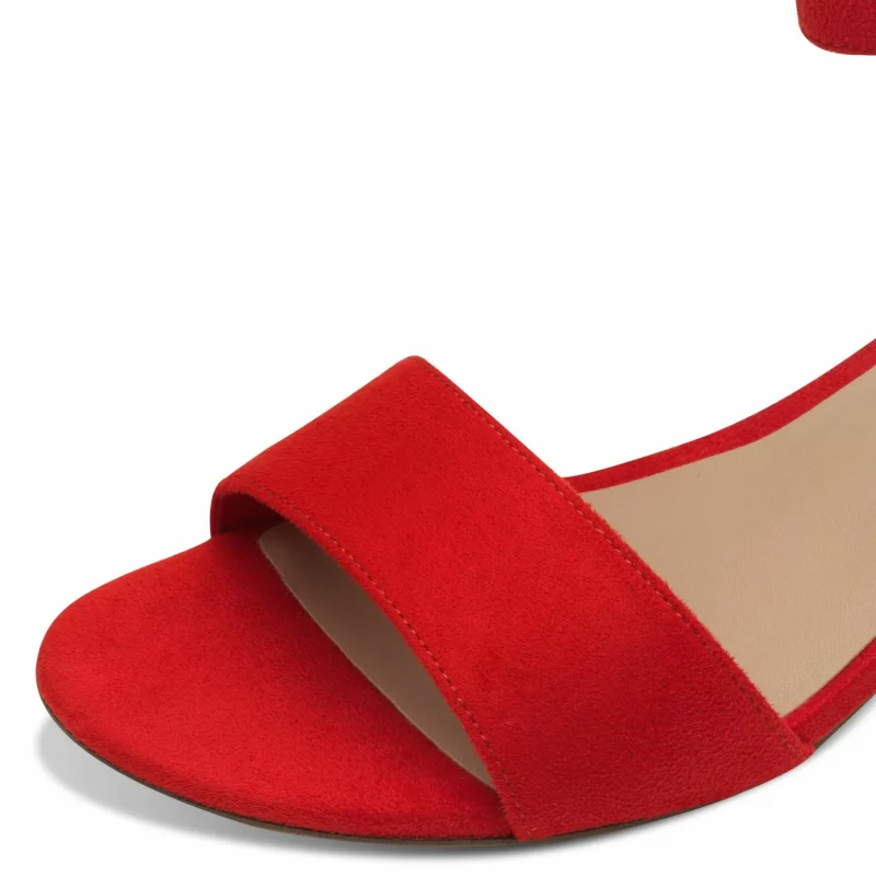 Дамски Сандали На Ток TAMARIS – 1-28201-42-500 RED — снимка 4