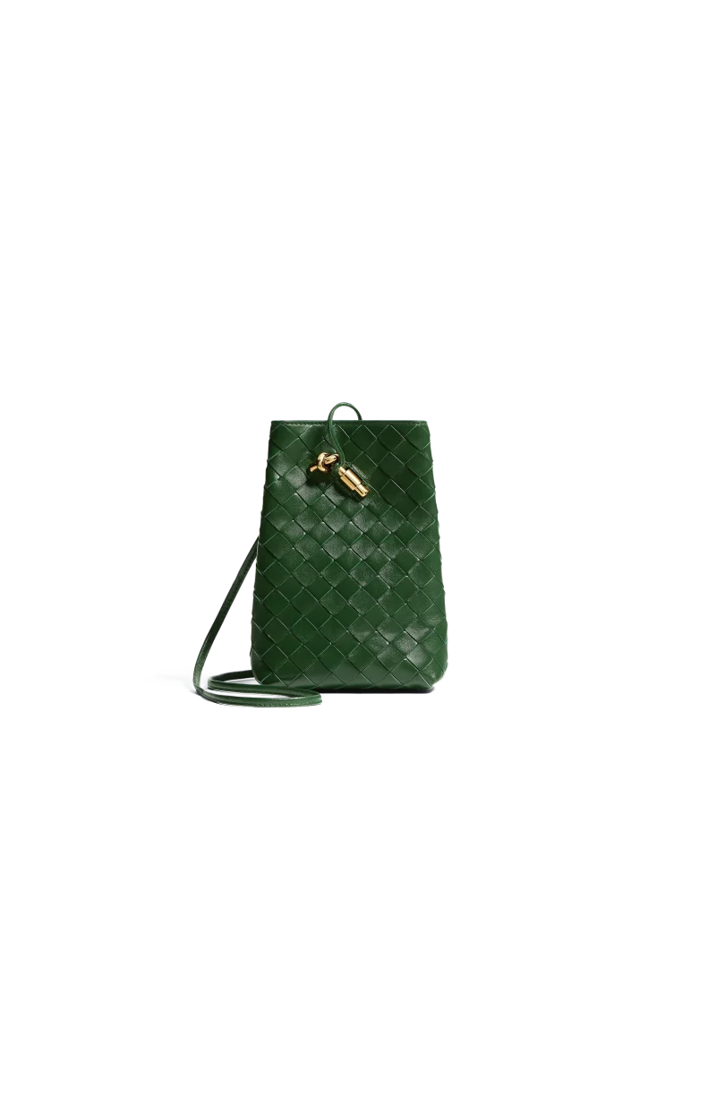 Andiamo Phone Pouch in Basil