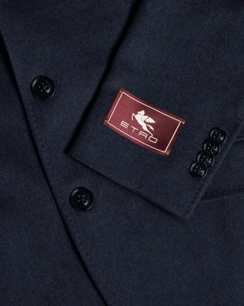 Cashmere Blazer in Navy — снимка 3