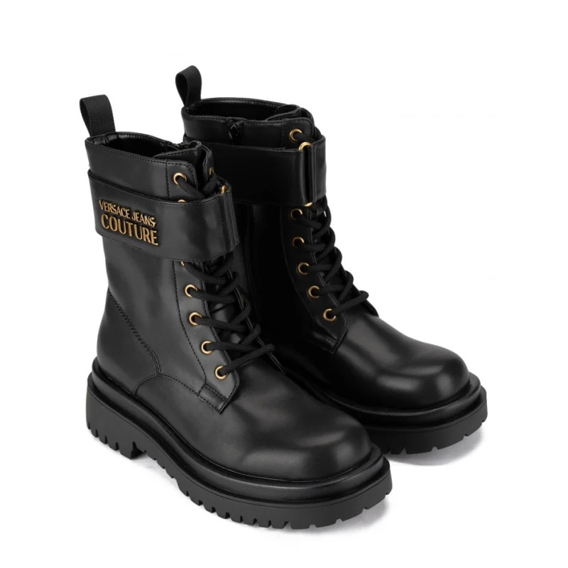 Дамски черни боти VERSACE JEANS — снимка 7