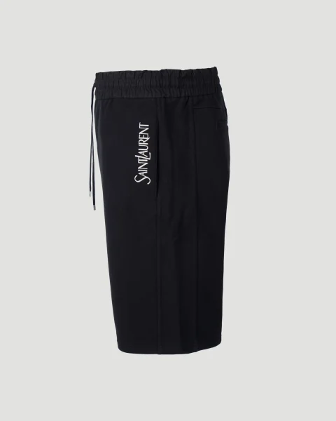 Logo Embroidery Cotton Shorts — снимка 3