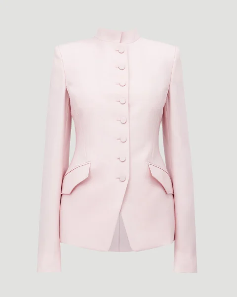Single-Breasted Buttoned Jacket