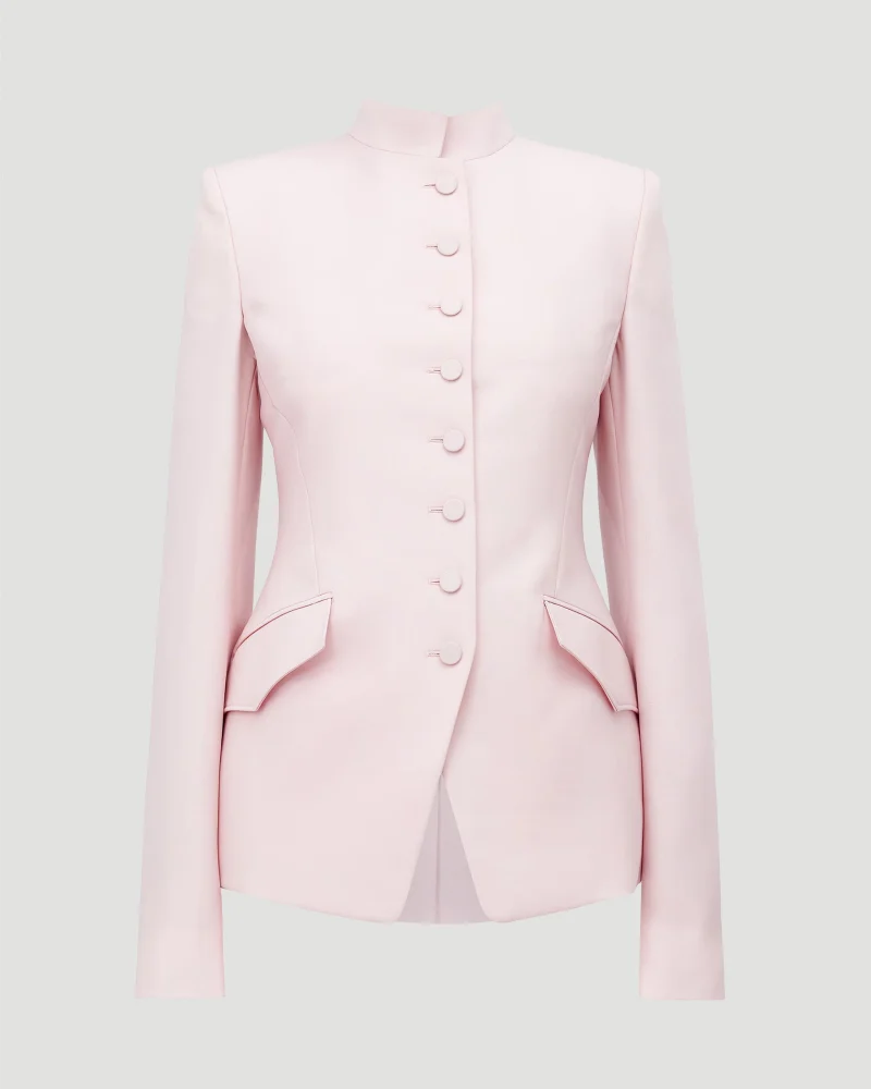 Single-Breasted Buttoned Jacket