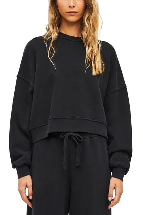 Суичър Oversized With Destroys DLWC000043 vintage black