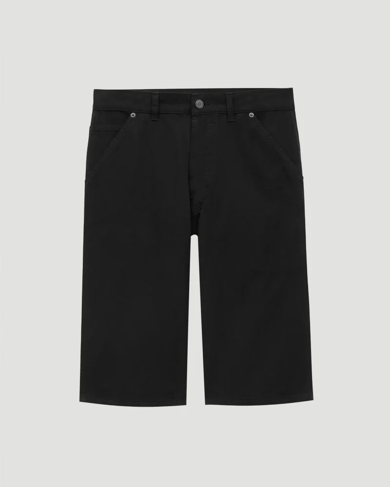 Baggy Bermuda Shorts in Cotton Twill