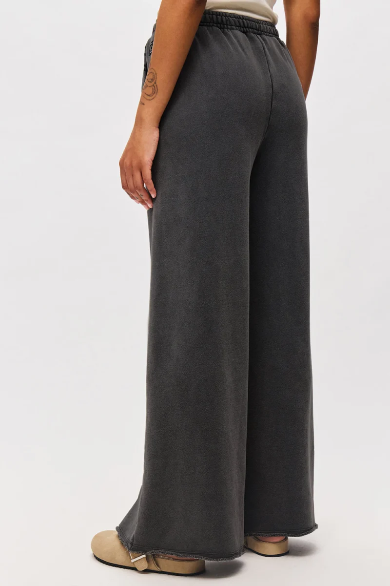 Долнище Wideleg With Raw Edges DLWSP000041 vintage black — снимка 2