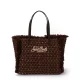 Дамска чанта Vanity Tweed SAINT BARTH — снимка 4
