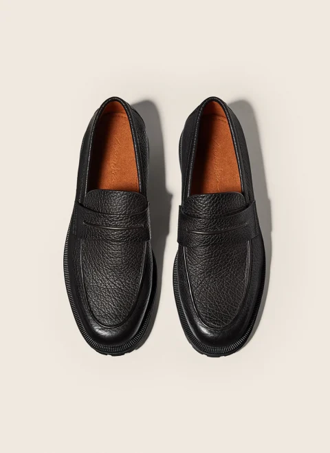 Кожени мокасини 'Pioggia' Zegna — снимка 4