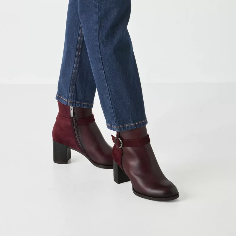 Дамски Боти На Ток TAMARIS – 1-25363-45-537 MERLOT — снимка 7