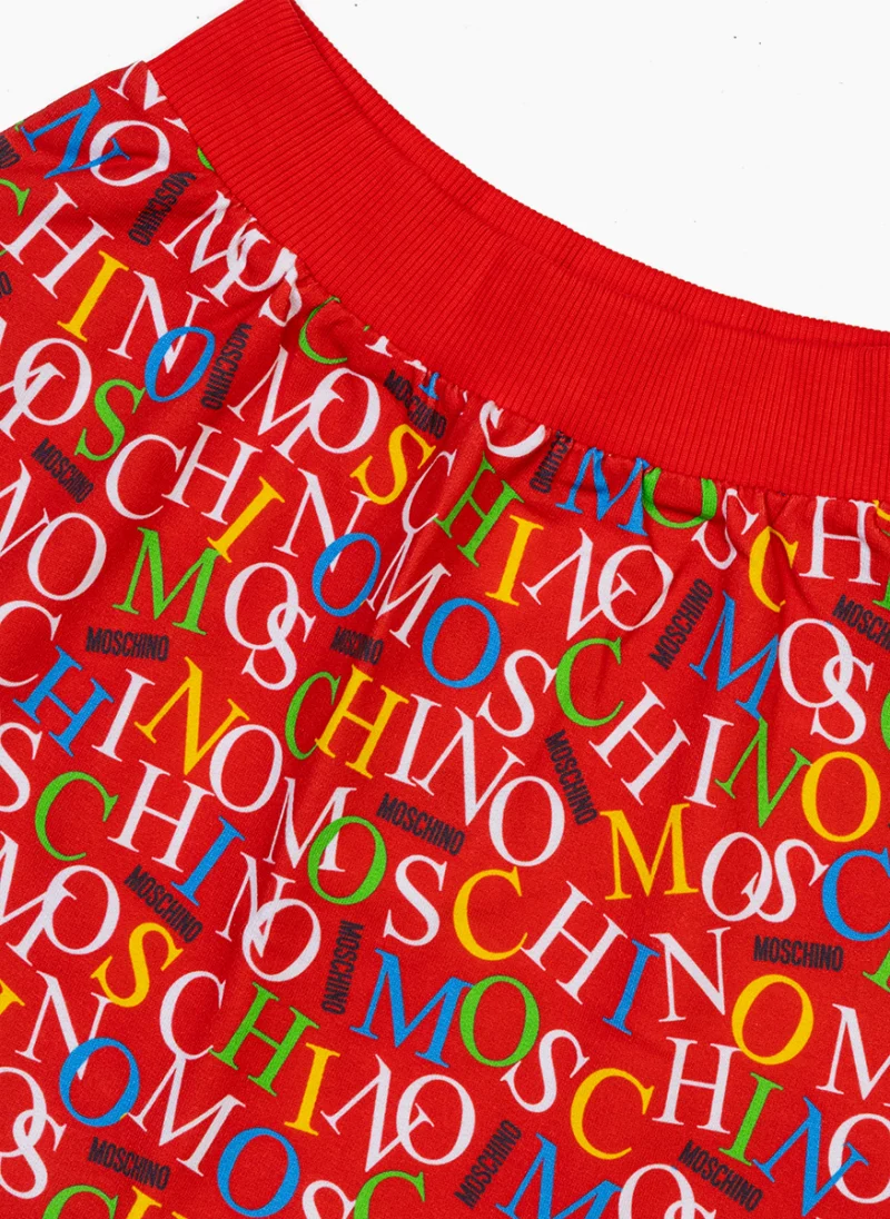 Пола с принт Moschino Kids — снимка 2