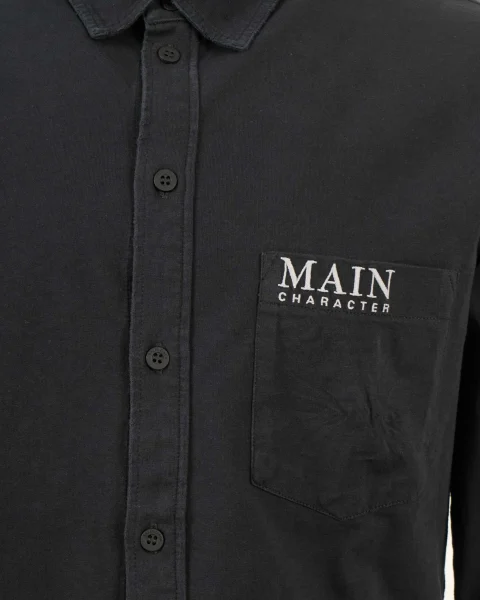 Main Character Artwork Shirt in Black — снимка 2